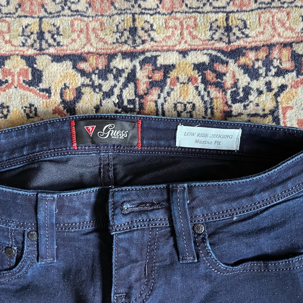 Guess Vintage Y2K Low Rise Denim Jeggings Maxine Fit - Picture 4 of 6